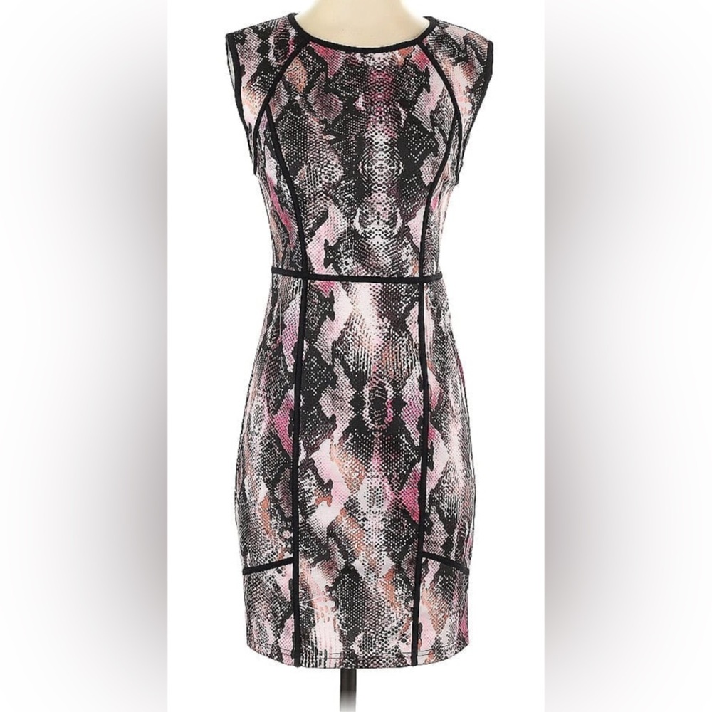 Jennifer Lopez snake print fitted dress